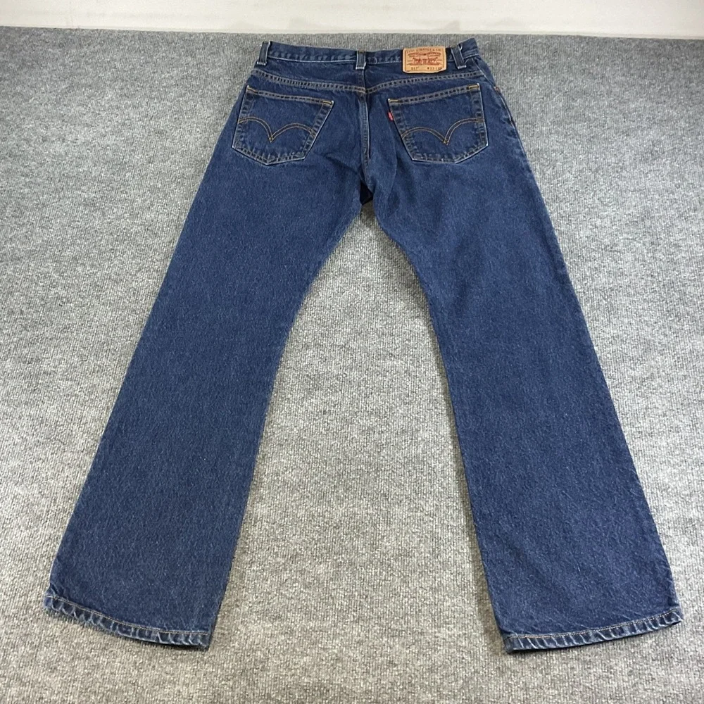 Levis 517 Bootcut Jeans Mens 33x32 Blue Denim Cowboy Western Classic Fit